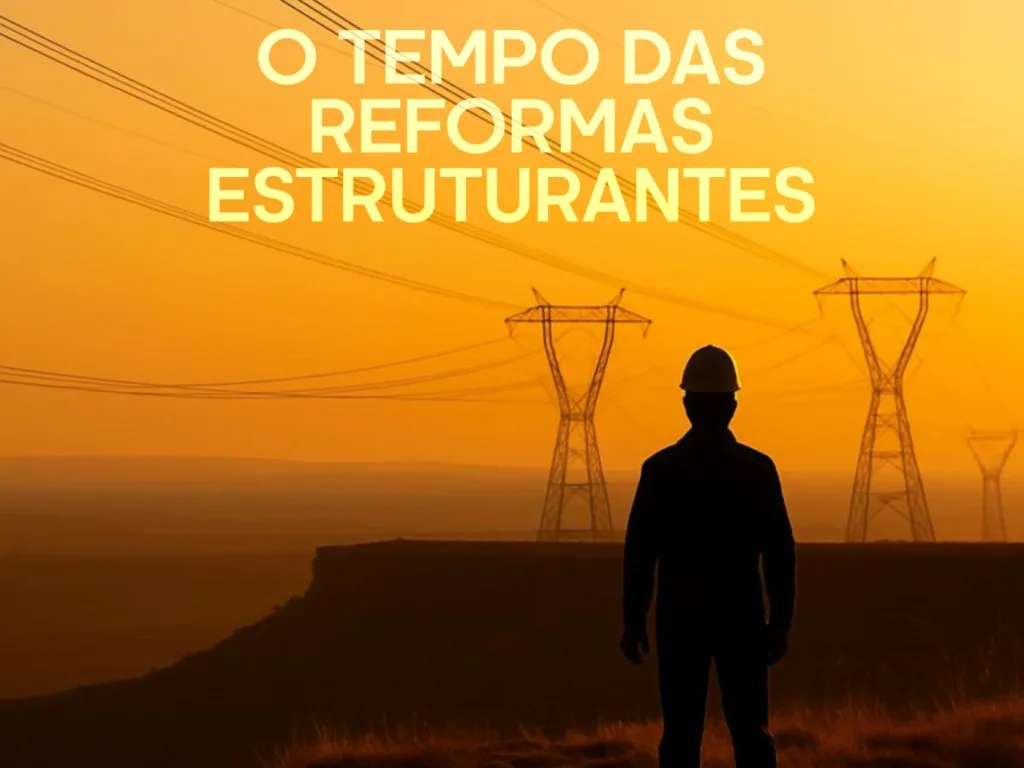 Capa do estudo Setor elétrico brasileiro: o tempo das reformas estruturantes